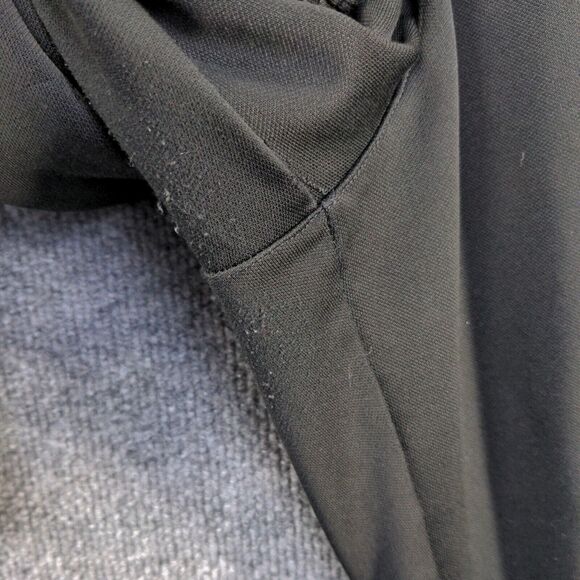 Adidas Men's Track Pants Black XL Drawstring Waistband Side Pocket Polyester - Picture 10 of 16